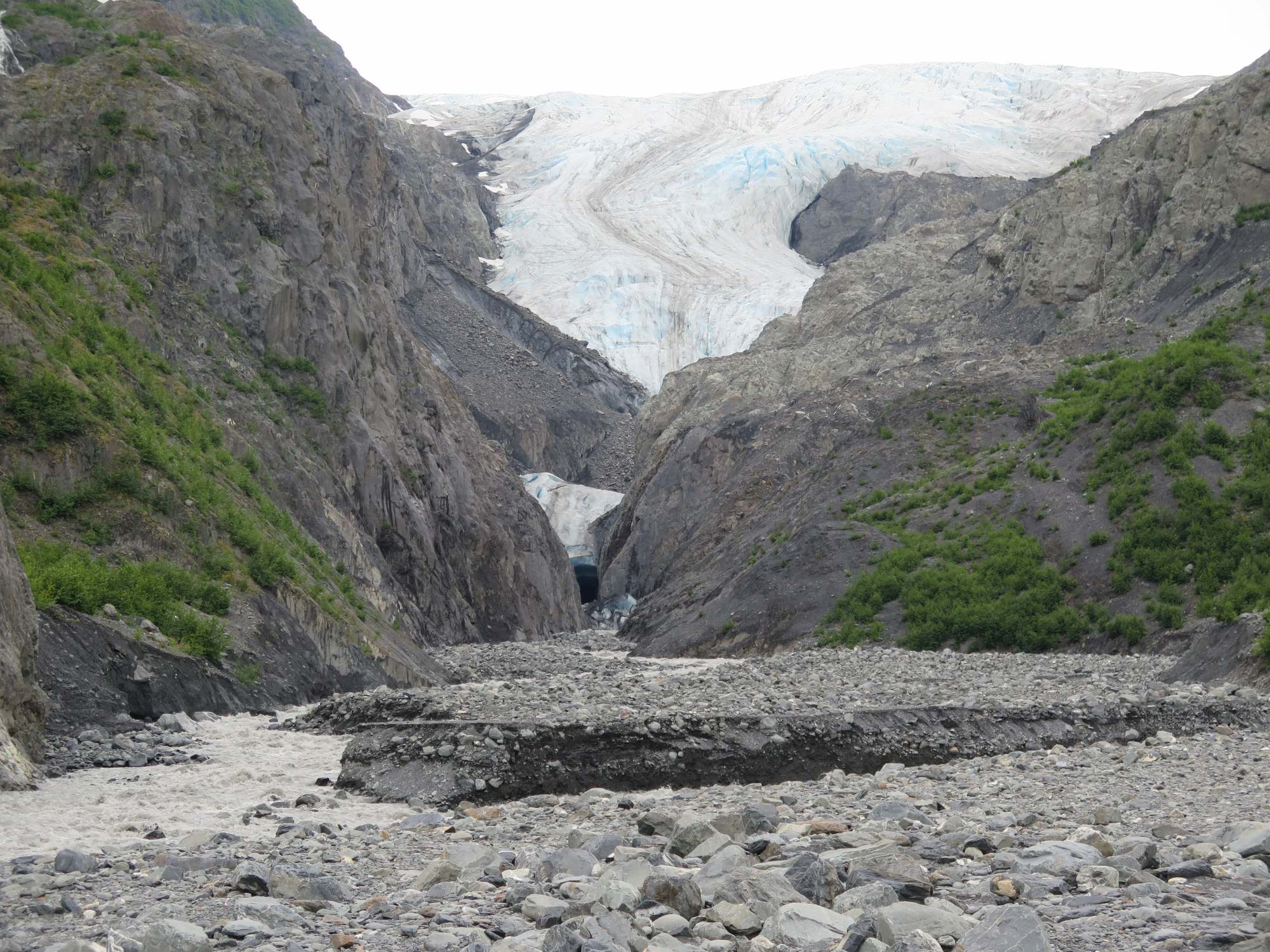 Blick zum Gletschermund
